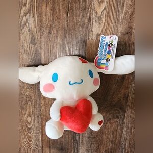 Hello Kitty Cinnamoroll Plush - White and Red